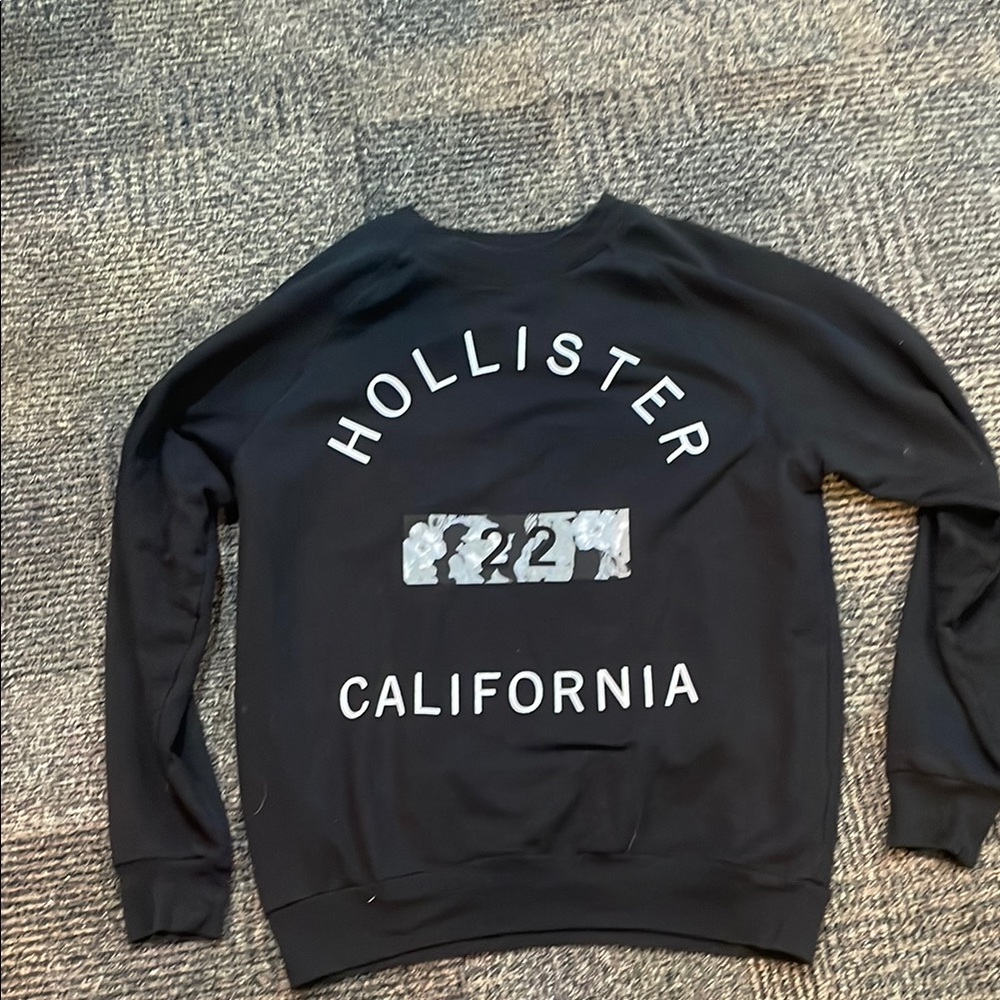 Hollister Black Men's Sweatshirt